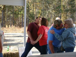 Apple peeling contest at Oak Grove